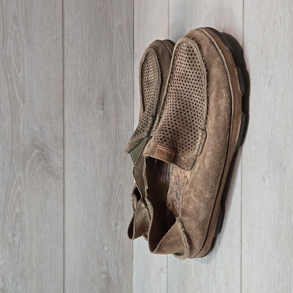 Olukai Women Moloa Kohana Leather Loafer Slip on shoes sz 10.5 - Picture 2 of 12